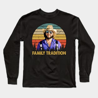 Hank Williams Jr. - Family Tradition Long Sleeve T-Shirt